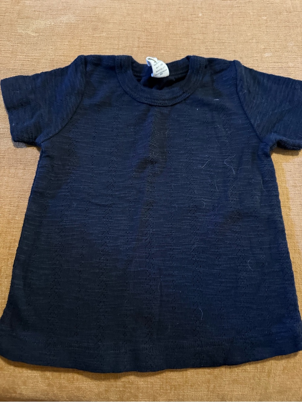 kate quinn Navy Short-Sleeve Kids Tee